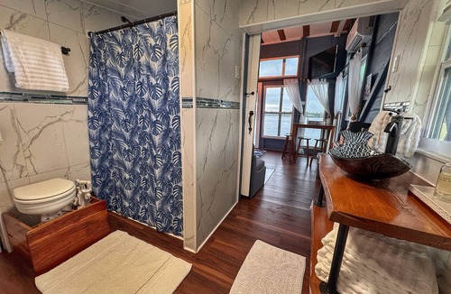 Grant-Valkaria Boat Rental | The Burrow, an amazing floating cabin with pontoon rental available