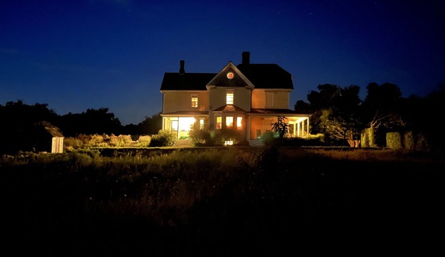 A Block Island landmark with historic charm, gardens, long water views