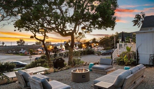 Sweet Summerland Sand 1 BD Walk to Beach, Restaurants, and Shops!