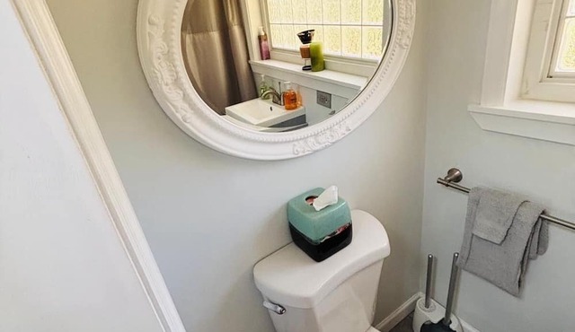 Tiny green home sanctuary; 10-mins to UNC; patio; backyard